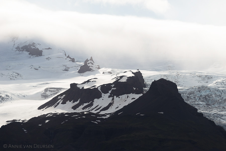 IJs op de gletsjer Vatnajökull.