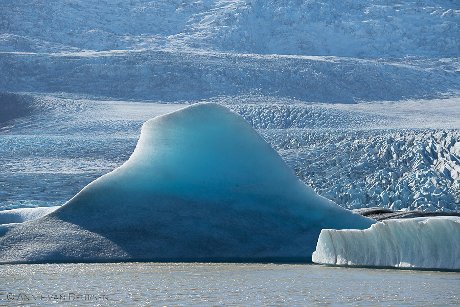 Het ijsschotsenmeer Fjallsárlón.